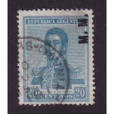 ARGENTINA SERVICIO OFICIAL GJ 480 ESTAMPILLA USADA U$ 10